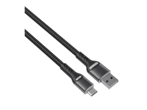 Havit CB6217 3A USB-A to USB-C fast charging and data sync cable with durable nylon braiding and reinforced connectors available at TechHub Computers Nairobi.