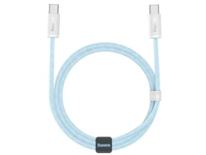 Baseus Dynamic Series 100W USB-C to USB-C fast charging cable featuring a two-color high-density braid and E-Marker smart chip available at TechHub Computers Nairobi.