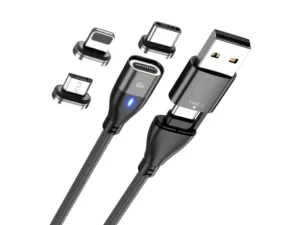 Appacs Reversible Micro USB cable with double-sided connectors and nylon braided exterior available at TechHub Computers Nairobi.