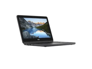 Dell Latitude 3185 2-in-1 convertible laptop in a sleek black finish, showing the 360-degree hinge in tablet and tent modes, featuring an 11.6-inch touchscreen and a rugged, school-ready design, available at TechHub Computers Nairobi.