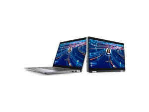 Dell Latitude 5320 13.3-inch business laptop featuring a modern silver finish, narrow-bezel FHD display, comfortable backlit keyboard, and a wide array of side ports including Thunderbolt 4, available at TechHub Computers Nairobi.