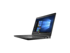 Dell Latitude 5480 14-inch business laptop in professional matte black, featuring a reinforced polymer chassis, an anti-glare display, a full-size backlit keyboard, and extensive connectivity options including USB-C and VGA, available at TechHub Computers Nairobi.