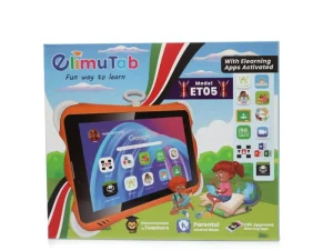 ElimuTab ET05 7-inch Educational Tablet with protective bumper case and CBC curriculum - Techhub Computers Nairobi