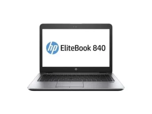 HP EliteBook 840 G3 premium business laptop in a slim silver aluminum finish, featuring a 14-inch Full HD anti-glare display, a spill-resistant backlit keyboard, a dedicated side docking connector, and a professional ultra-slim profile, available at TechHub Computers Nairobi.