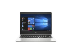 HP ProBook 445 G8 business laptop in a modern Pike Silver aluminum finish, featuring a narrow-bezel 14-inch Full HD display, a premium spill-resistant keyboard, a large precision touchpad, and a sleek, durable professional design, available at TechHub Computers Nairobi.