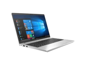 HP ProBook 440 G8 business laptop in a professional silver aluminum finish, featuring a 14-inch Full HD narrow-bezel display, a premium spill-resistant keyboard, a large precision touchpad, and a sleek, durable professional design, available at TechHub Computers Nairobi.