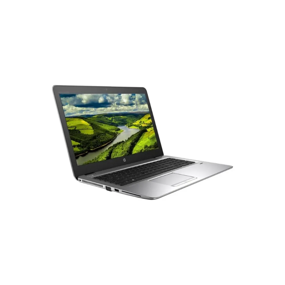 HP EliteBook 850 G6 premium executive laptop in a brilliant silver all-aluminum finish, featuring a large 15.6-inch Full HD narrow-bezel display, a premium backlit keyboard with a numeric keypad, top-firing Bang & Olufsen speakers, and a sleek ultra-slim profile, available at TechHub Computers Nairobi.