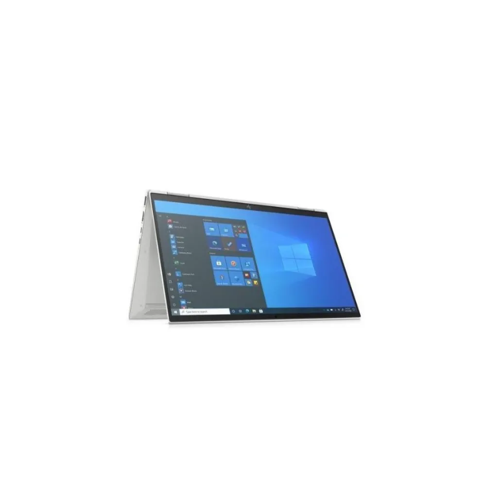 HP EliteBook x360 1030 G8 ultra-premium executive 2-in-1 laptop in a brilliant silver all-aluminum finish, featuring a 13.3-inch Full HD or 4K UHD multitouch display, a precision 360-degree geared hinge, a premium backlit spill-resistant keyboard, and a razor-thin professional profile, available at TechHub Computers Nairobi.
