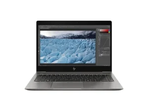 HP ZBook 14u G6 ultra-slim mobile workstation in a professional space silver all-aluminum finish, featuring a 14-inch Full HD or 4K UHD display, a premium spill-resistant backlit keyboard with a pointstick, and a sleek, durable industrial design built for engineering professionals, available at TechHub Computers Nairobi.
