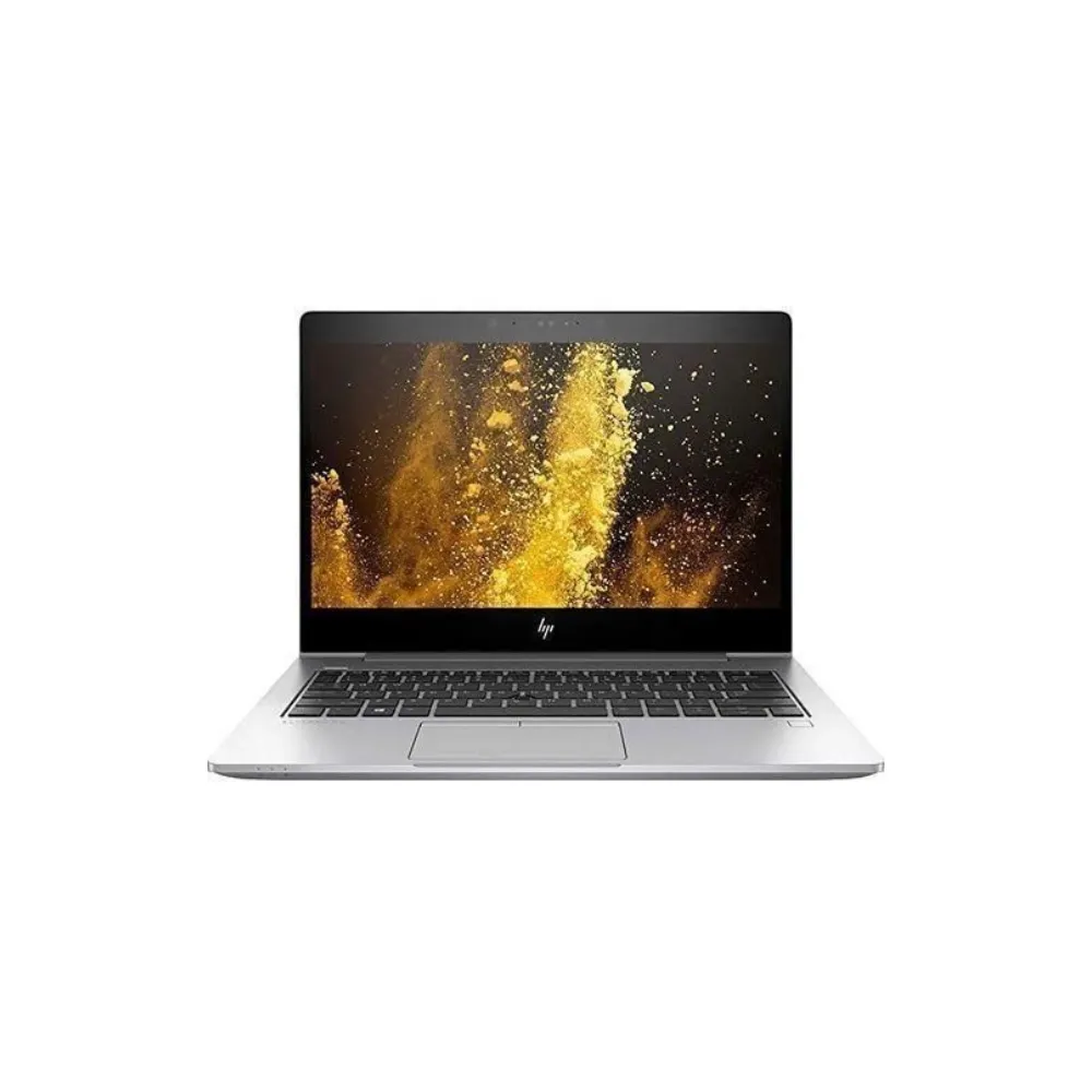 HP EliteBook 830 G5 ultra-premium business laptop in a sophisticated silver all-aluminum finish, featuring a 13.3-inch Full HD narrow-bezel display, a premium backlit spill-resistant keyboard, a large precision touchpad, and a razor-thin professional profile, available at TechHub Computers Nairobi.