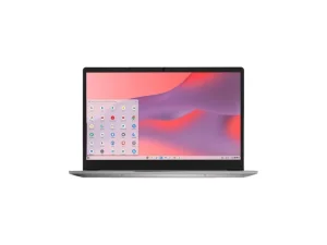 Lenovo IdeaPad 3 Chromebook in a sleek Abyss Blue or Platinum Grey finish, featuring a slim-bezel display, a compact and lightweight chassis, a tactile keyboard, and dual USB-C ports, available at TechHub Computers Nairobi.