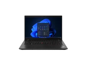 Lenovo ThinkPad L14 Gen 1 business laptop in classic matte black, featuring a 14-inch Full HD anti-glare display, the iconic red TrackPoint, a reinforced professional chassis, and extensive port selection including USB-C and HDMI, available at TechHub Computers Nairobi.