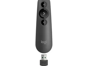 Logitech R500s Laser Presentation Remote with 20m Wireless Range, Dual Connectivity (Bluetooth/USB), Red Laser Pointer, and 12-Month Battery Life - Techhub Computers Nairobi
