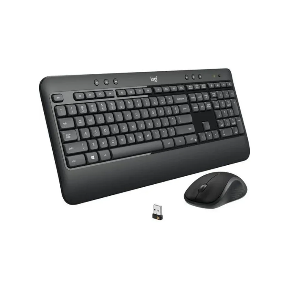 Logitech MK345 Wireless Combo with Full-Sized Keyboard, Integrated Palm Rest, Right-Handed Contoured Mouse, and up to 3 Years Battery Life - Techhub Computers Nairobi