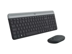 Logitech MK470 Slim Wireless Combo with Ultra-Slim Keyboard, Silent 3-Button Mouse, 2.4GHz USB Receiver, and 36-Month Battery Life - Techhub Computers Nairobi