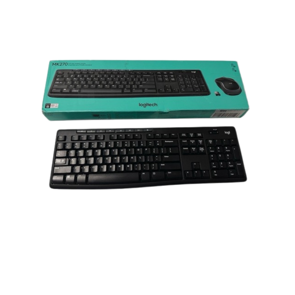 Logitech K270 Wireless Keyboard with 2.4GHz Unifying Receiver, 24-Month Battery Life, 8 Multimedia Hotkeys, and Spill-Resistant Design - Techhub Computers Nairobi