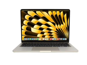 15.3-inch MacBook Air with M3 chip in Midnight finish, featuring a 512GB SSD, ultra-slim fanless design, MagSafe 3 charging, and a expansive Liquid Retina display, available at TechHub Computers Nairobi.