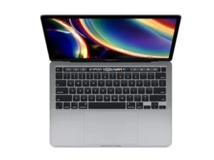 Apple MacBook Pro 13-inch 2020 (A2251) in Space Gray featuring the Magic Keyboard, Touch Bar with Touch ID, four Thunderbolt 3 ports (two on each side), and a brilliant Retina display with True Tone, available at TechHub Computers Nairobi.