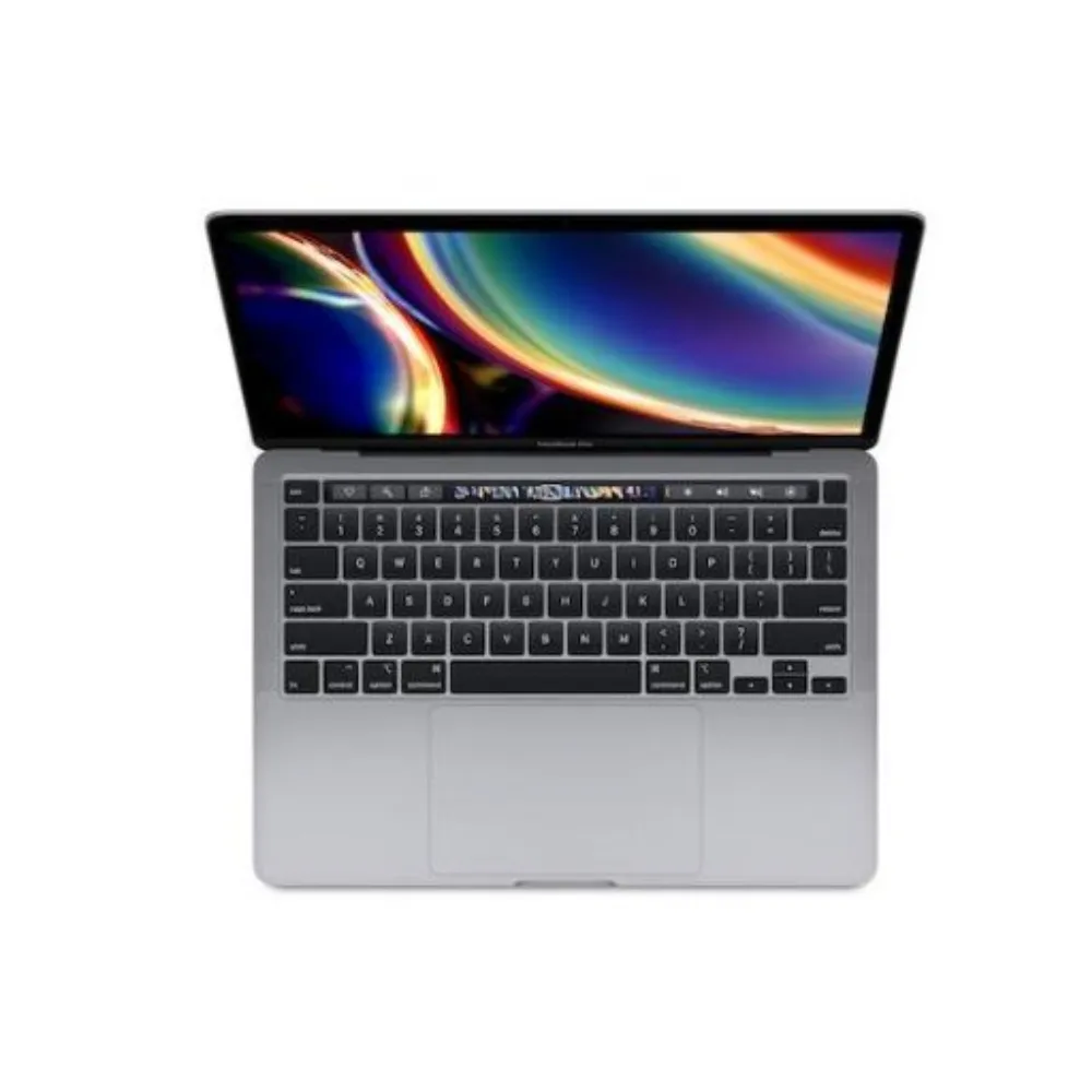 Apple MacBook Pro 13-inch 2020 (A2251) in Space Gray featuring the Magic Keyboard, Touch Bar with Touch ID, four Thunderbolt 3 ports (two on each side), and a brilliant Retina display with True Tone, available at TechHub Computers Nairobi.