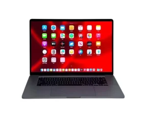 Apple MacBook Pro 16-inch 2019 (A2141) in Space Gray, featuring the expansive 16-inch Retina display, the redesigned Magic Keyboard, Touch Bar with Touch ID, and four Thunderbolt 3 ports, available at TechHub Computers Nairobi.