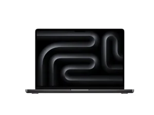14.2-inch MacBook Pro with M3 chip in Space Gray, featuring the Liquid Retina XDR display with ProMotion, HDMI port, SDXC card slot, and MagSafe 3 charging, available at TechHub Computers Nairobi.
