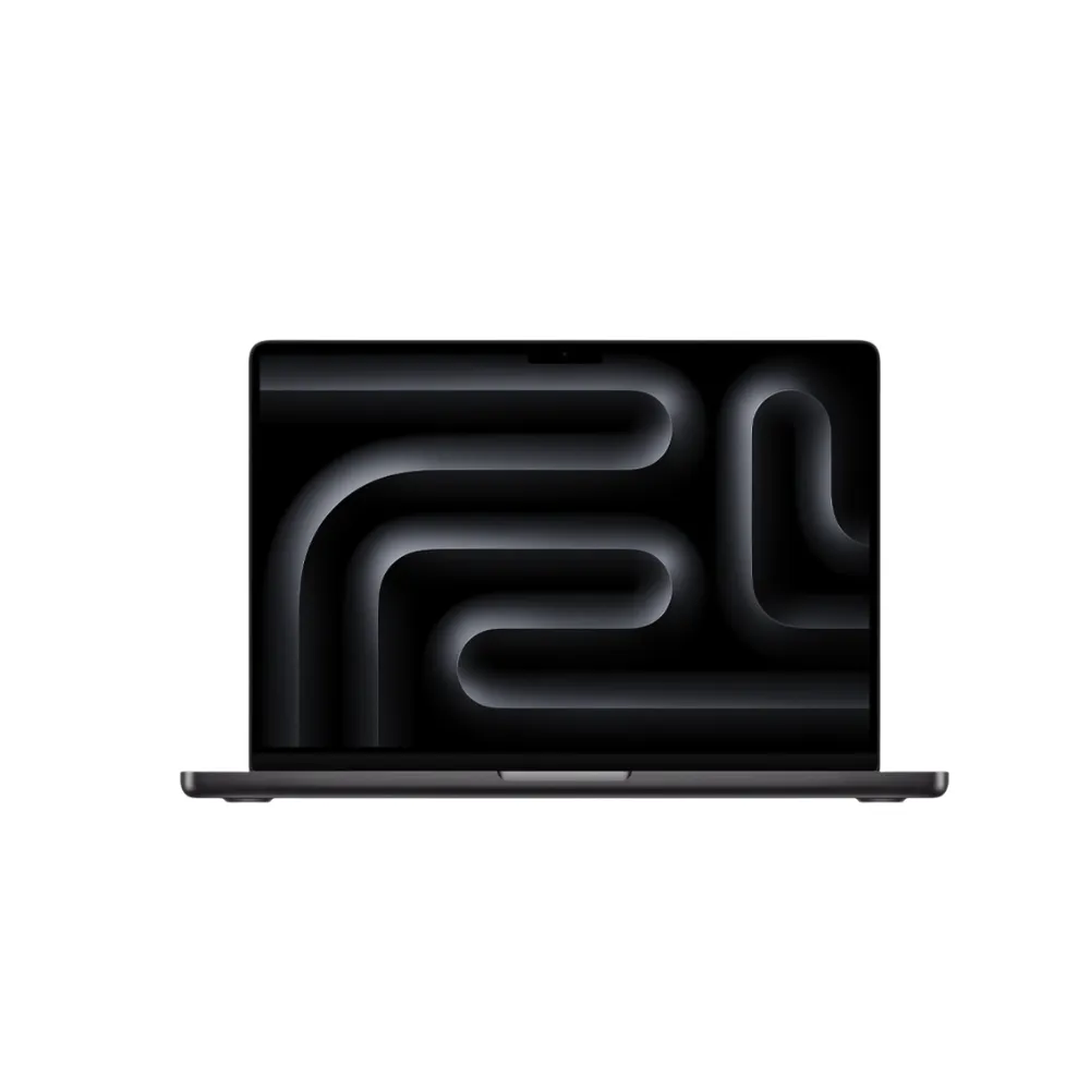 14.2-inch MacBook Pro with M3 chip in Space Gray, featuring the Liquid Retina XDR display with ProMotion, HDMI port, SDXC card slot, and MagSafe 3 charging, available at TechHub Computers Nairobi.