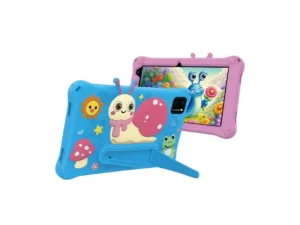 Modio M750 Kids Tablet in a colorful shockproof case with integrated handle