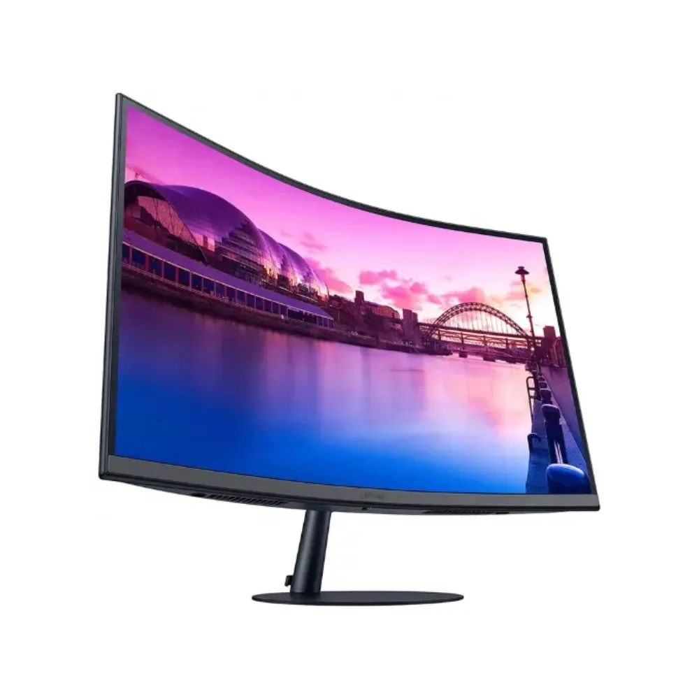 Samsung 27-Inch Essential Monitor S3 LS27C360 Full HD Curved Display with 1800R Curvature, 75Hz Refresh Rate, and AMD FreeSync - Techhub Computers Nairobi