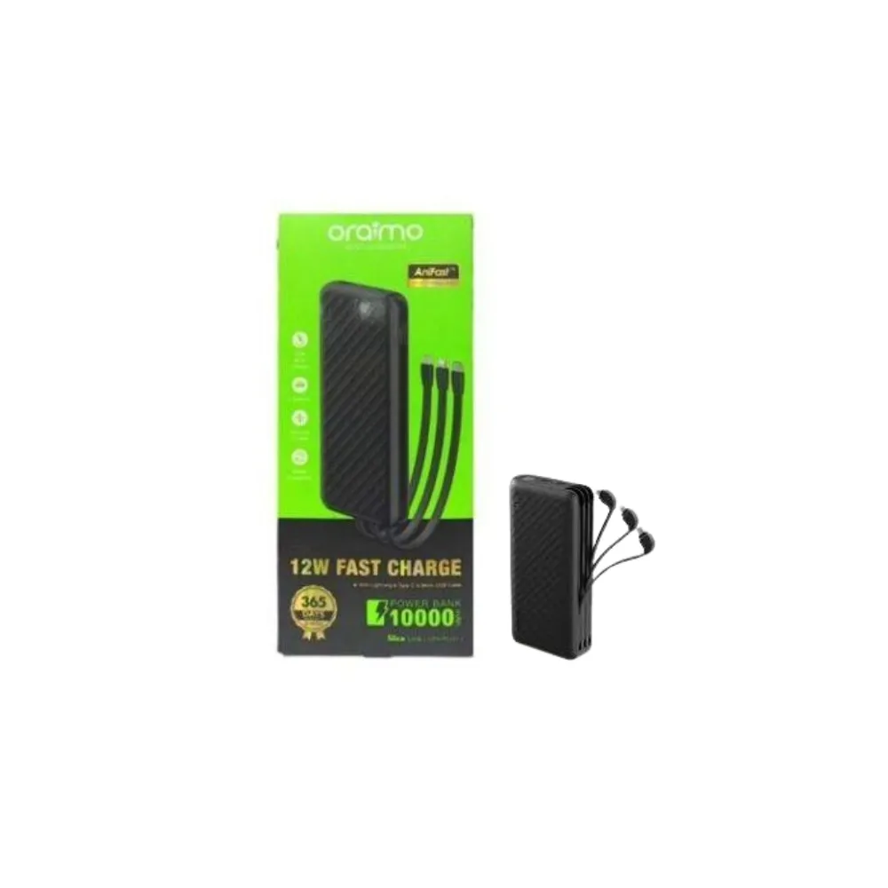 oraimo PowerBox 500 OPB-P500QN 50,000mAh Ultra-High Capacity Power Bank with 22.5W Fast Charging, 4 Outputs, and Carry Handle - Techhub Computers Nairobi