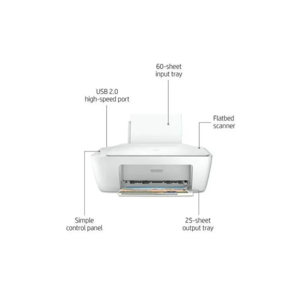 HP DeskJet Ink Advantage 2875 Wireless All-in-One Printer Print Scan Copy with HP Smart App - Techhub Computers Nairobi