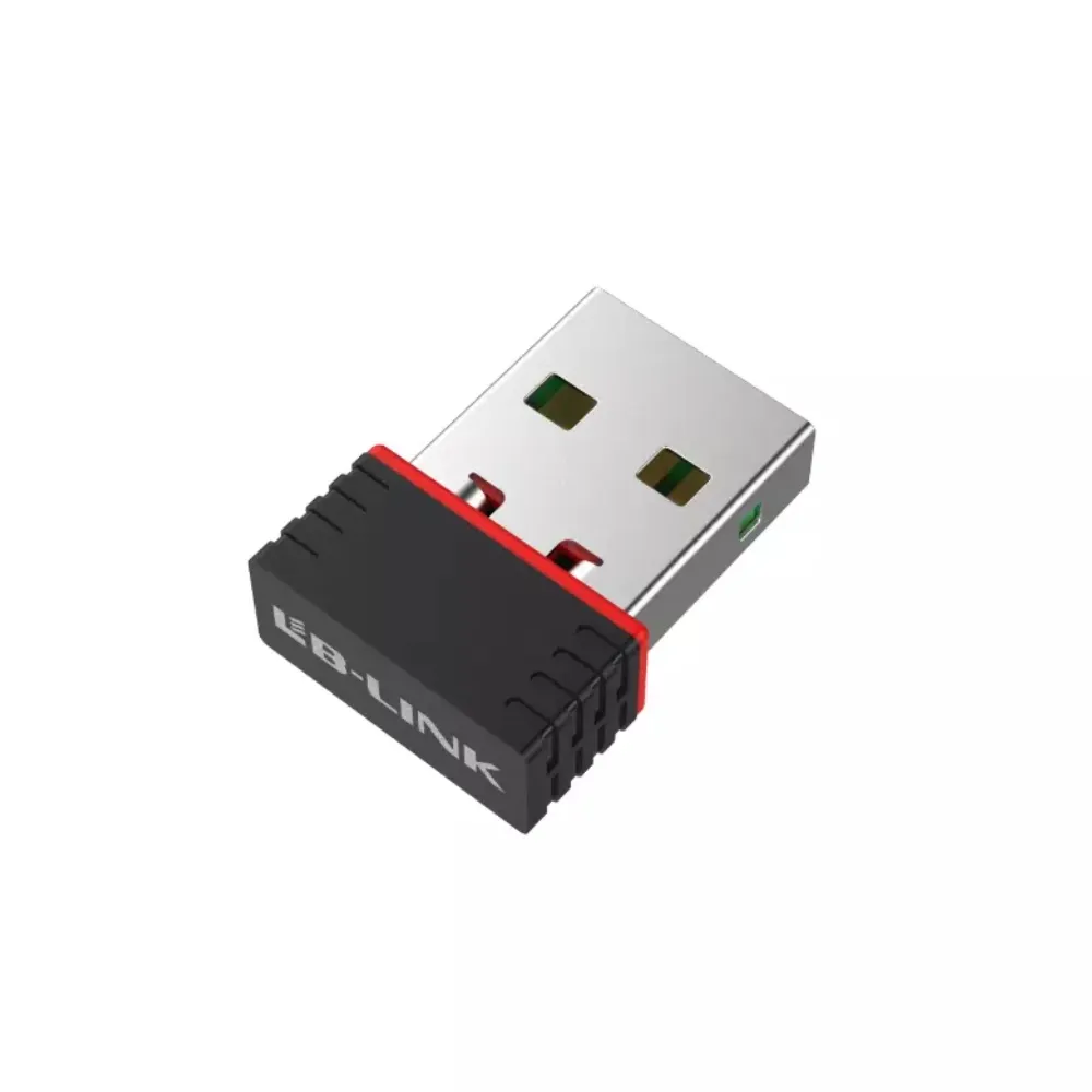 LB-Link BL-WN151 nano wireless N USB adapter in black with a gold-plated USB 2.0 interface, available at TechHub Computers Nairobi.