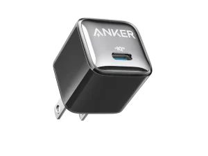 Anker 511 Nano 20W USB-C charger in white, featuring an ultra-compact design similar in size to a classic 5W adapter, available at TechHub Computers Nairobi.