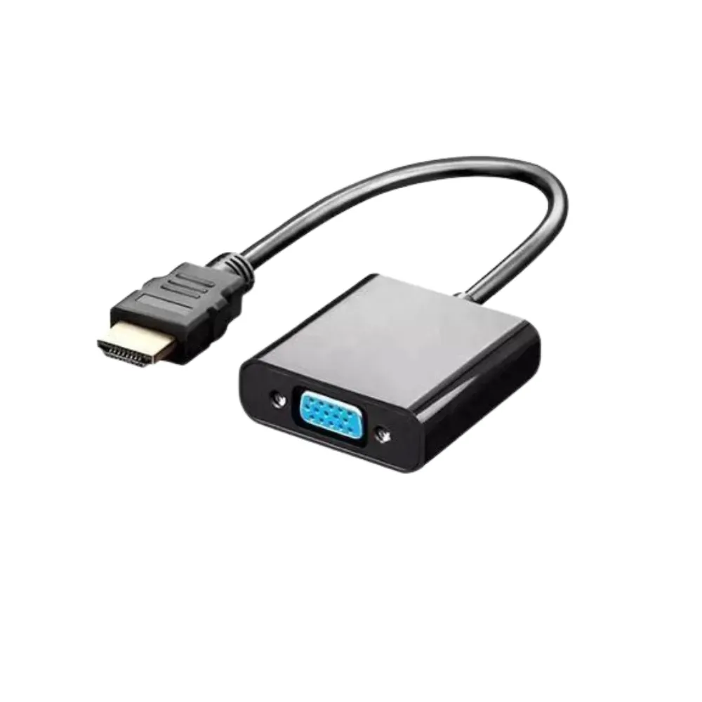Vention DisplayPort to VGA Converter with 1080p @ 60Hz Support, Gold-Plated Connectors, Latching DP Interface, and Multiple Shielding - Techhub Computers Nairobi