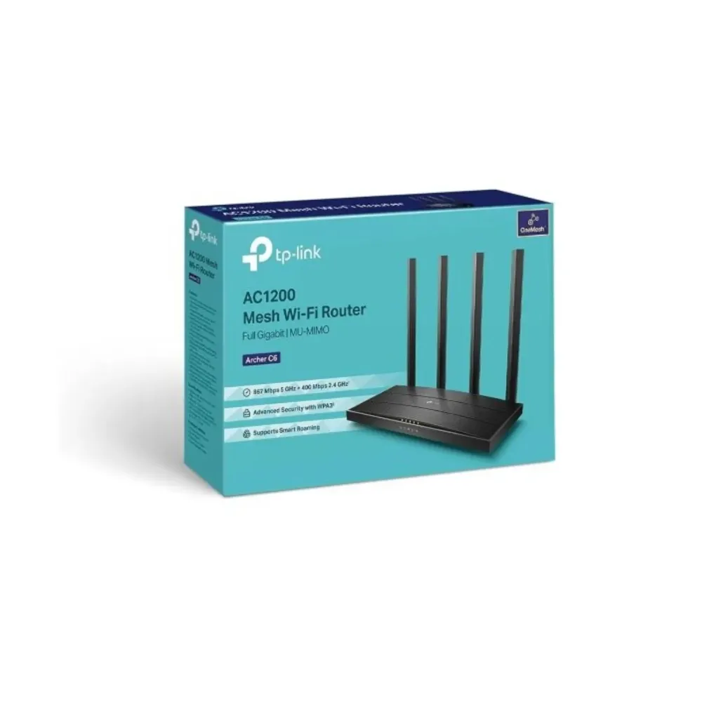 TP-Link Archer C6 AC1200 Wireless MU-MIMO Gigabit Router with OneMesh support - Techhub Computers Nairobi