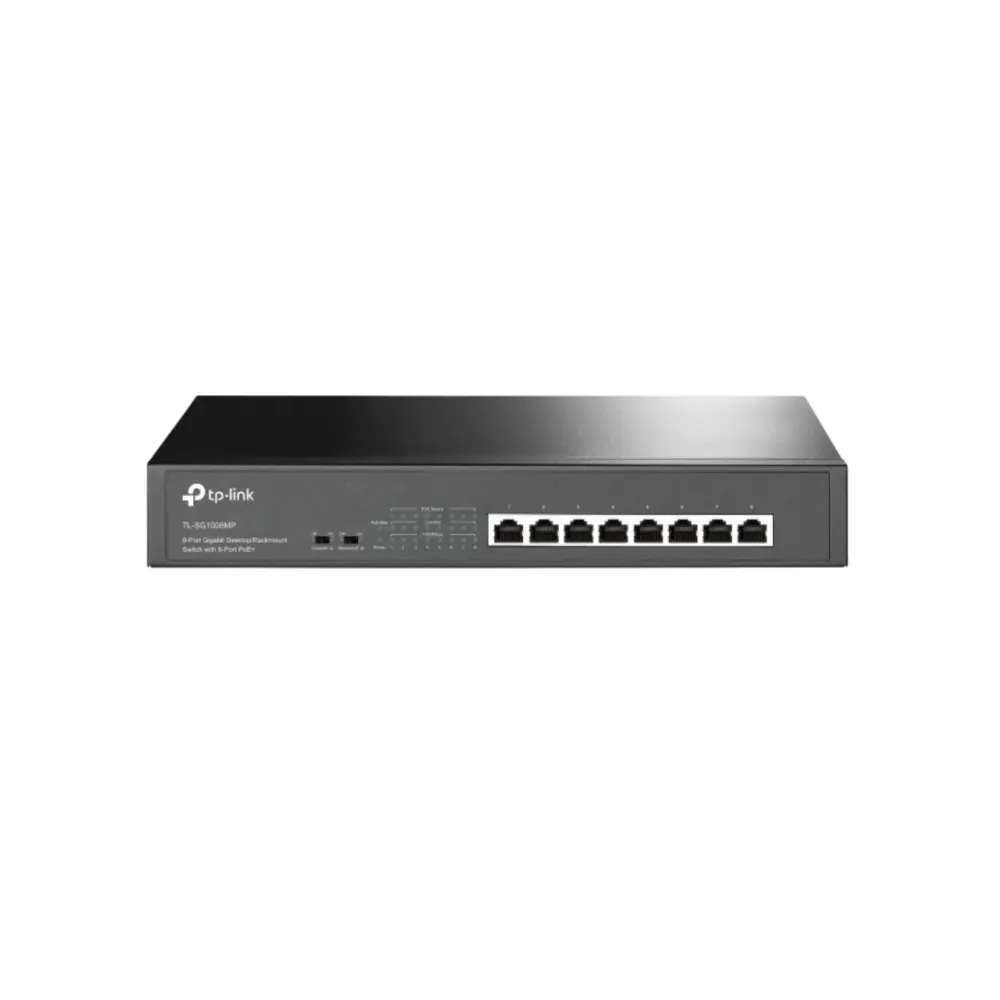 TP-Link TL-SG1008MP 8-Port Gigabit Desktop/Rackmount Switch with 8 PoE+ ports and 153W budget - Techhub Computers Nairobi