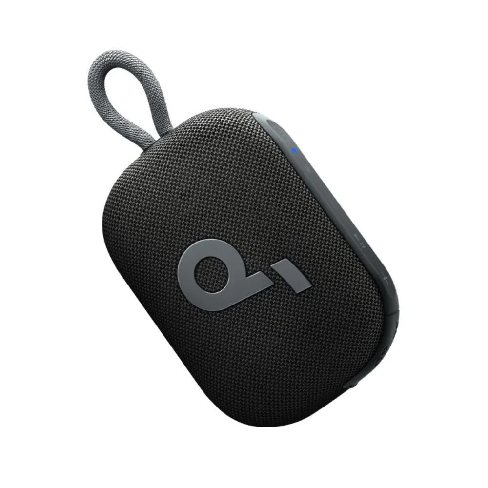 Soundcore Select 4 Go portable speaker with a rugged, fabric-covered exterior, integrated carry strap, and visible control buttons, available at TechHub Computers Nairobi.